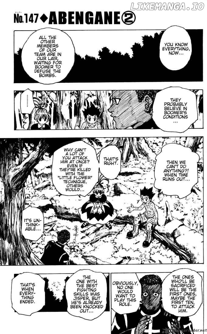 Hunter x Hunter, Chapter 147 image 01